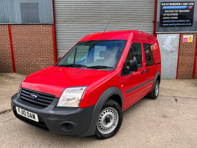 Ford Transit Connect 1.8 High Roof Crew Van TDCi 90ps Panel Van Diesel Red