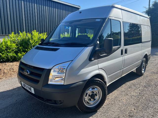 Ford Transit T350 2.4TDCI MWB RWD SEMI HIGH Crew Van Diesel Silver